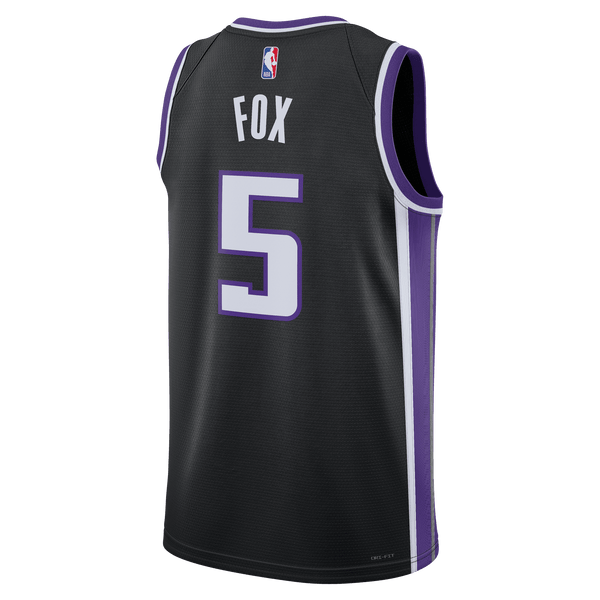 Nike Swingman NBA Sacramento Kings De aaron Fox Icon Jersey 24 DX8621 010