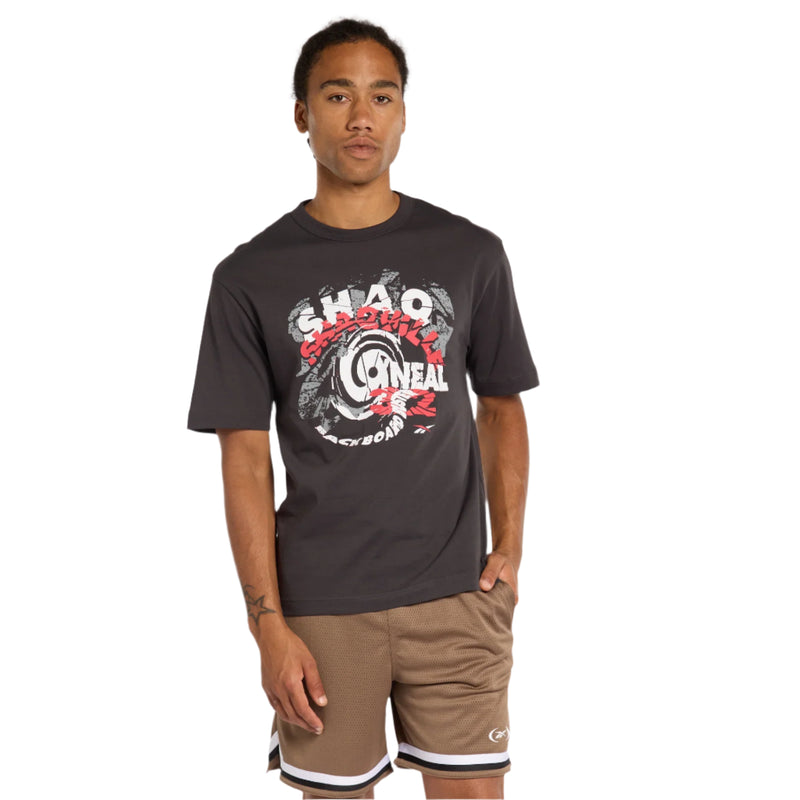 Reebok GS HS SHAQ Spiral Tee Washed Black - 100218842