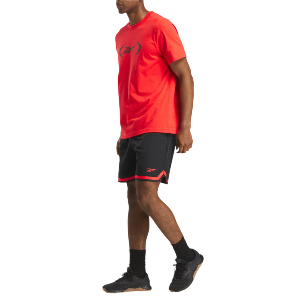 Reebok Basketball Transition Short - Black/Energy Red - 100216389