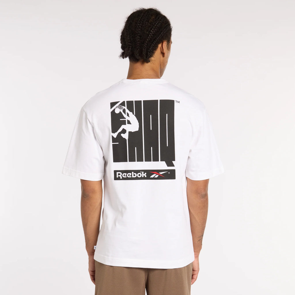 Reebok GS HS SHAQ Logo Tee White - 100218844