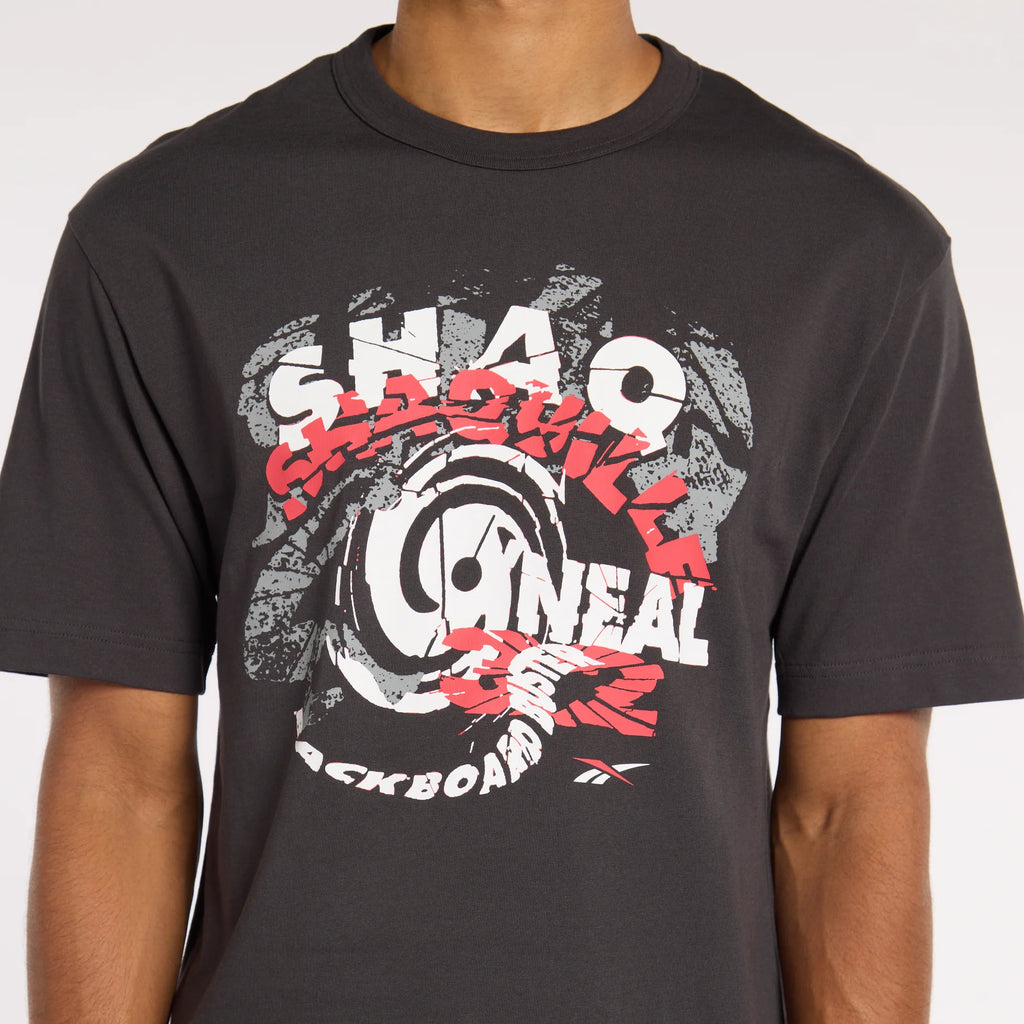 Reebok GS HS SHAQ Spiral Tee Washed Black - 100218842