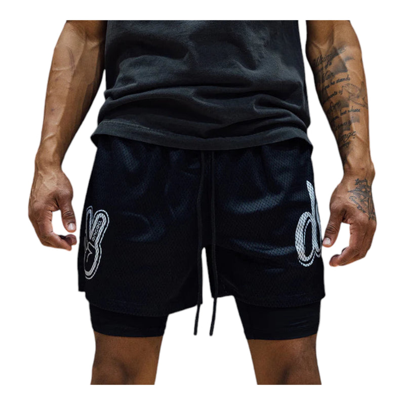 Deuce Mesh Shorts - Black