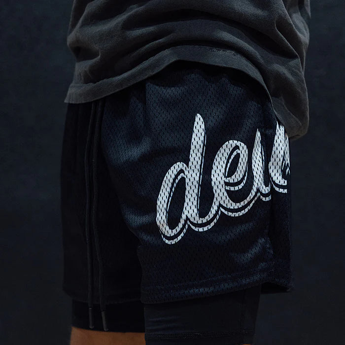 Deuce Mesh Shorts - Black