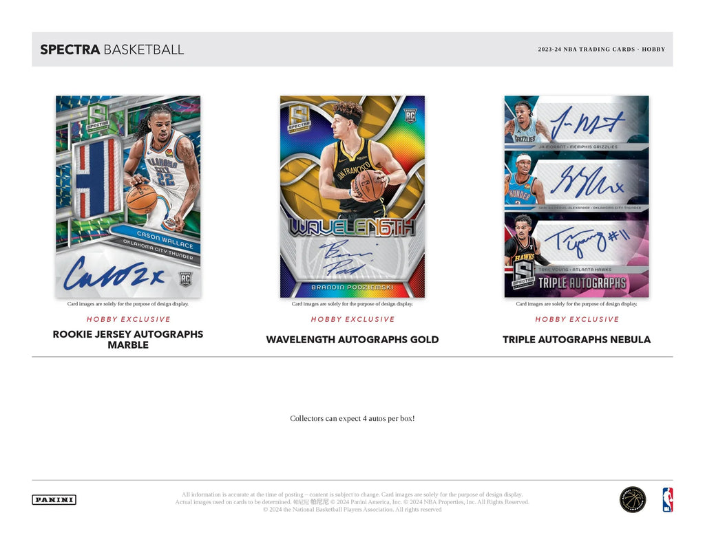 2023-24 Panini Spectra NBA Hobby PACK