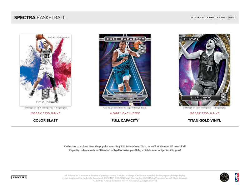 2023-24 Panini Spectra NBA Hobby PACK