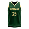 Australian Opals Jersey - Lauren Jackson (Green)