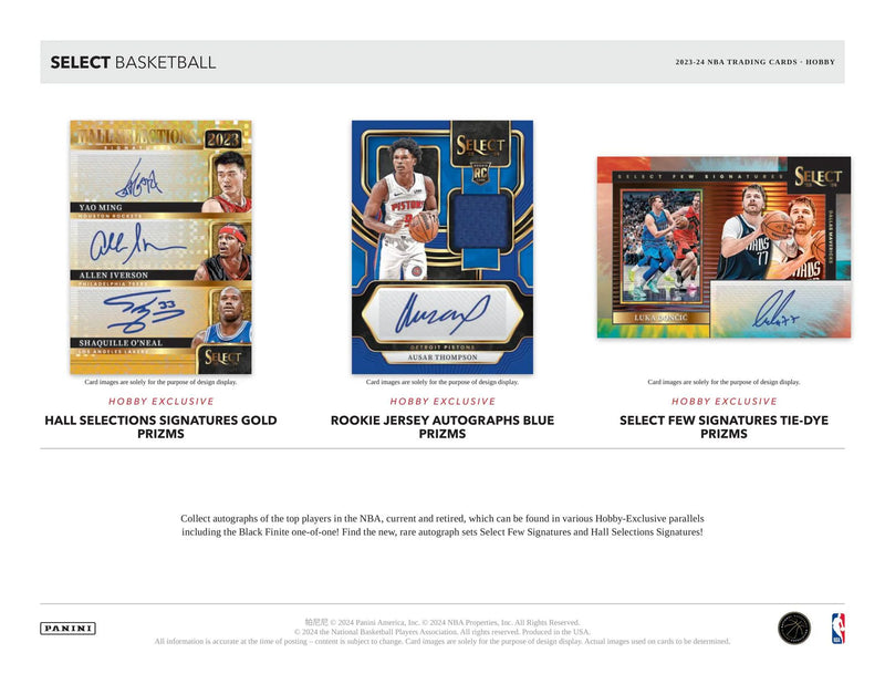 2023-24 Panini Select Hobby PACK (ONE PACK)