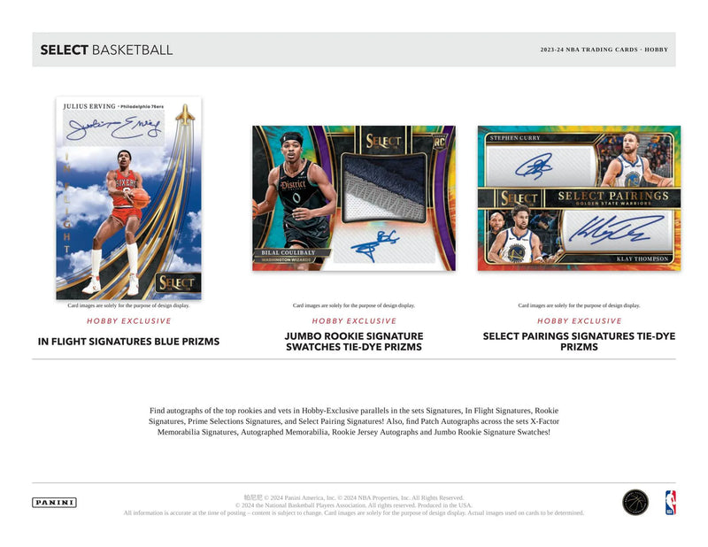 2023-24 Panini Select Hobby PACK (ONE PACK)