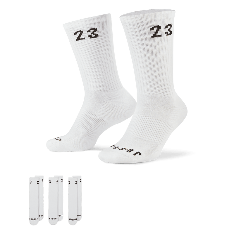 Jordan Essential 23 Crew Socks - (3 Pack) DA5718-100