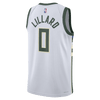 Nike Swingman Dame Lillard Association Jersey (Milwaukee Bucks) DN2084-105