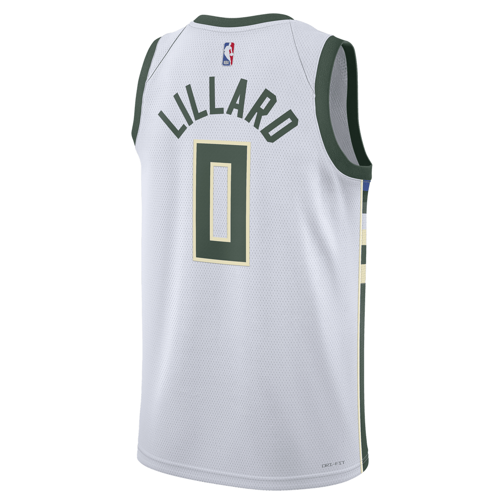 Nike Swingman Dame Lillard Association Jersey (Milwaukee Bucks) DN2084-105