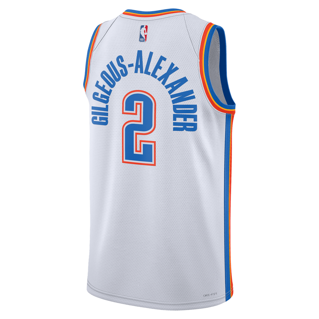 Nike Swingman Shai Gilgeous-alexander Oklahoma City Thunder Association Jersey 2022/23 - DN2088-100