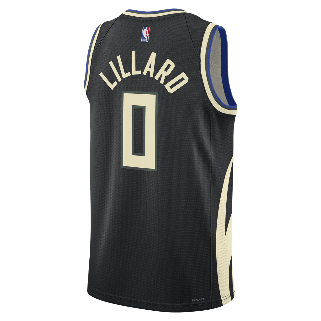 Nike Swingman Damian Lillard Statement Jersey 2024/25 (Milwaukee Bucks) DO9533-015