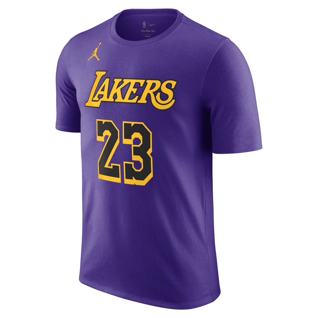 Jordan Los Angeles Lakers Statement Edition NN Tee - LeBron James DV5778-511