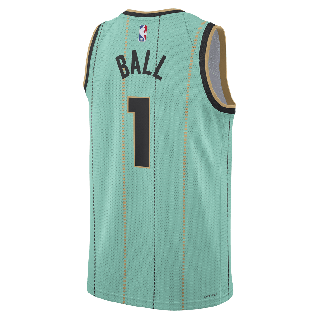 Nike NBA City Edition Swingman Jersey LaMelo Ball - 2024/25 Charlotte Hornets FQ4336-356