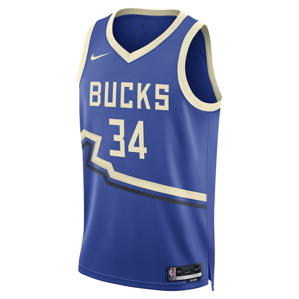 Nike NBA City Edition Swingman Jersey Giannis Antetokounmpo - 2024/25 Milwaukee Bucks FQ4349-481