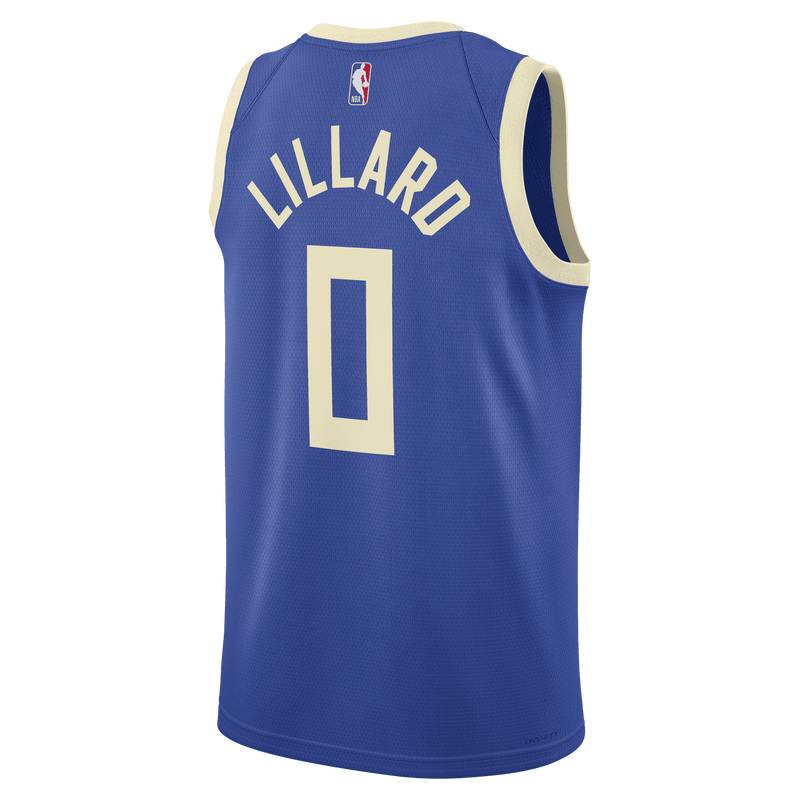 Nike NBA City Edition Swingman Jersey Damian Lillard - 2024/25 Milwaukee Bucks FQ4349-483