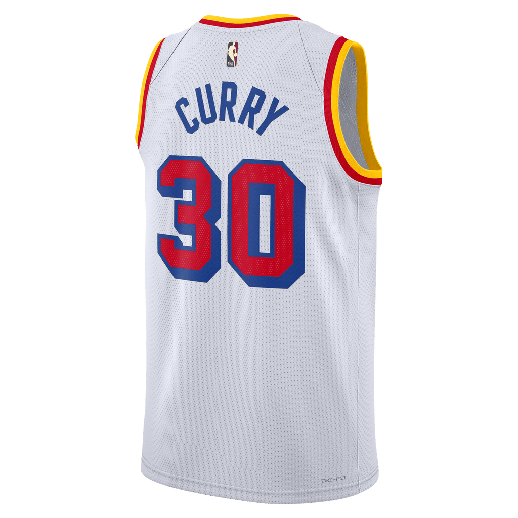 Nike NBA Swingman Golden State Warriors Steph Curry HWC Jersey 24' FQ4689-101