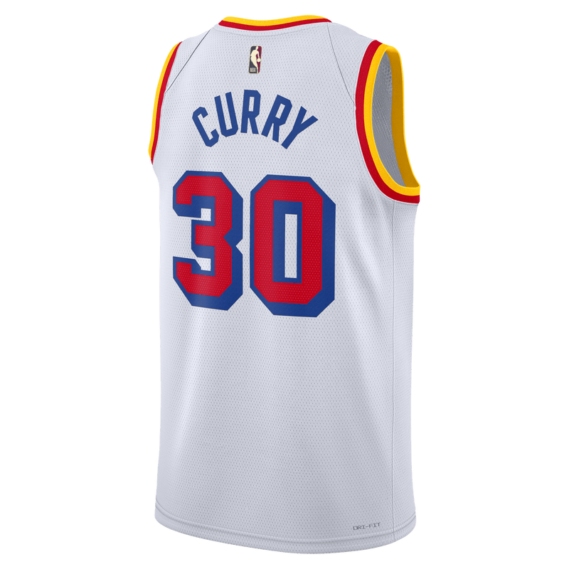 Nike NBA Swingman Golden State Warriors Steph Curry HWC Jersey 24' FQ4689-101