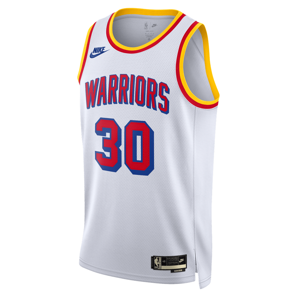 Nike NBA Swingman Golden State Warriors Steph Curry HWC Jersey 24' FQ4689-101