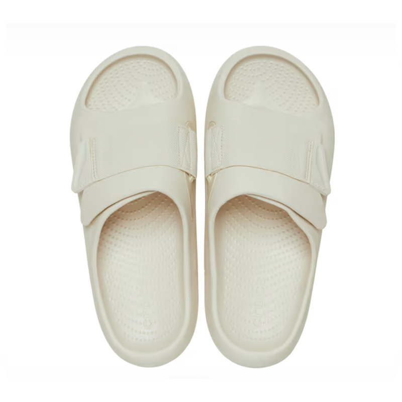 Crocs Mellow Luxe Recovery Slide - Stucco