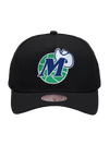 M&N Black Team Colour Pro Pinch Snapback - Dallas Mavericks