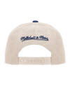 M&N Cream & Team Colour Pro Pinch Snapback - Dallas Mavericks