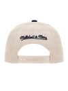 M&N Cream & Team Colour Pro Pinch Snapback - Denver Nuggets