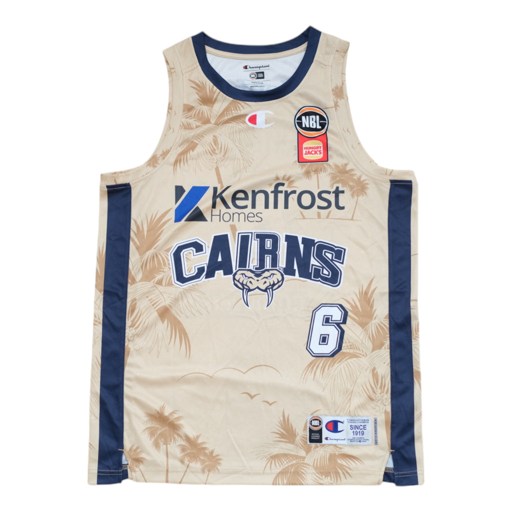 Champion NBL "Hoops Fest" 24/25 Cairns Taipans Jersey - Jonah Antonio (Gold)