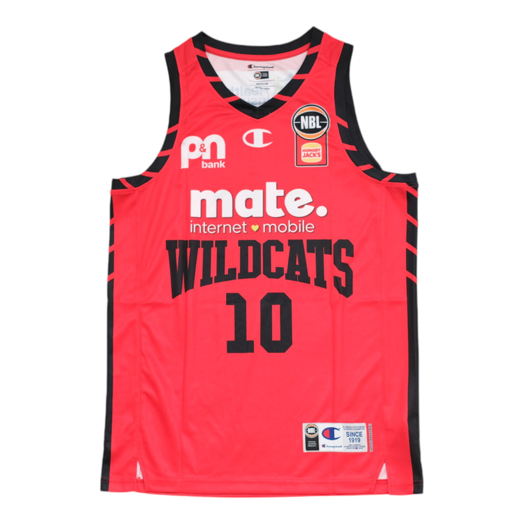 Champion NBL "Hoops Fest" 24/25 Perth Wildcats Jersey - Ben Henshall (Red)