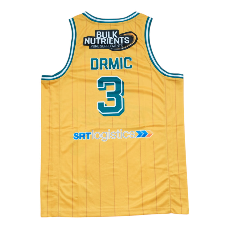 Champion NBL "Hoops Fest" 24/25 Tasmania JackJumpers Jersey - Anthony Drmic (Yellow)