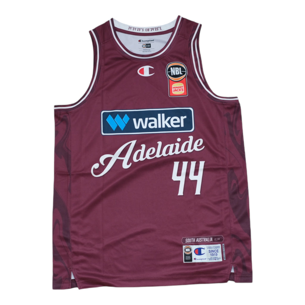 Champion NBL "Hoops Fest" 24/25 Adelaide 36ers Jersey - Sunday Dech (Red)