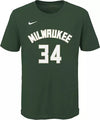 Youth Nike Giannis Antetokounmpo Icon N&N Tee - Milwaukee Bucks