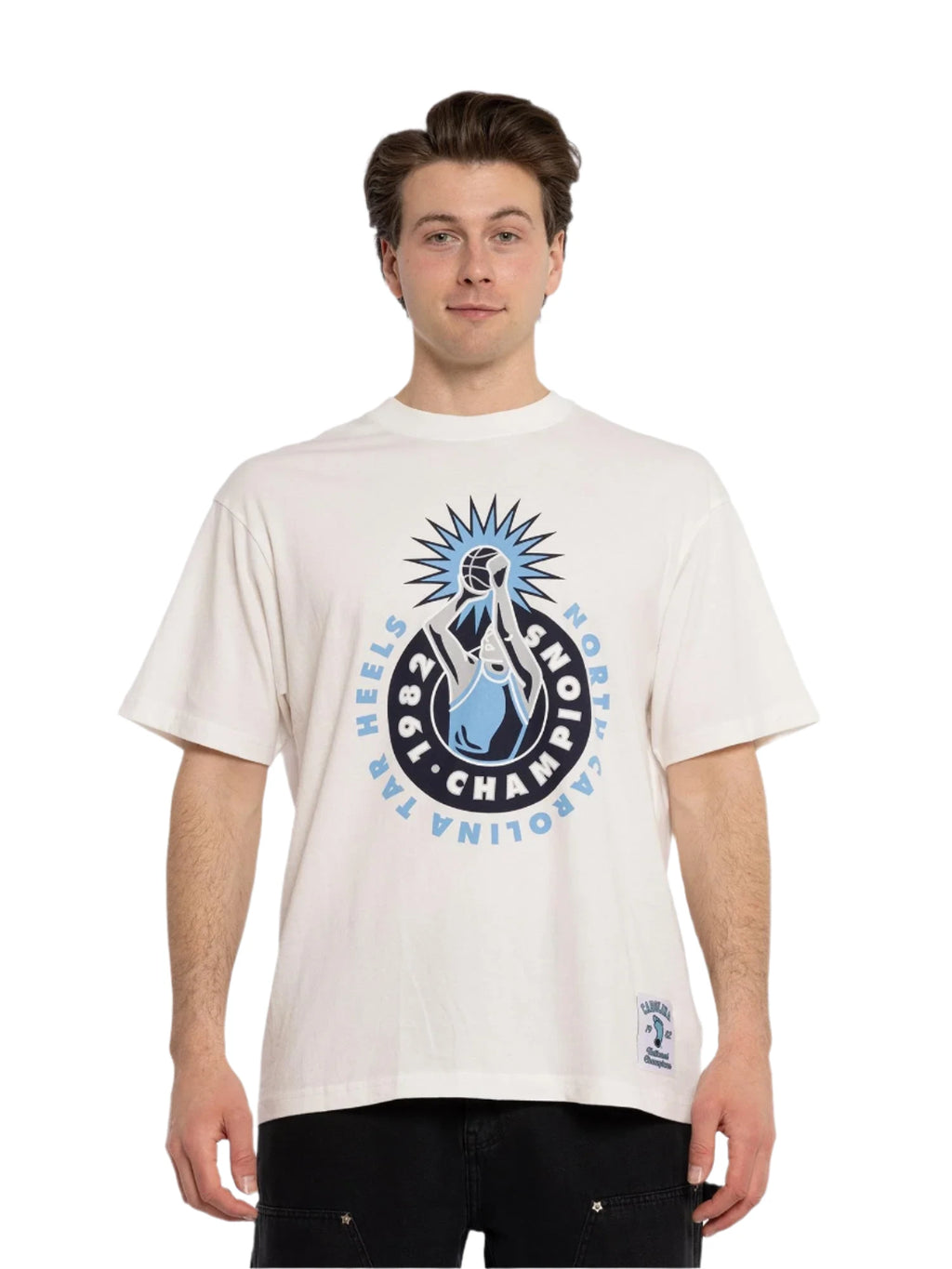 M&N Game Winner Tee - UNC Tar Heels (Vintage White)