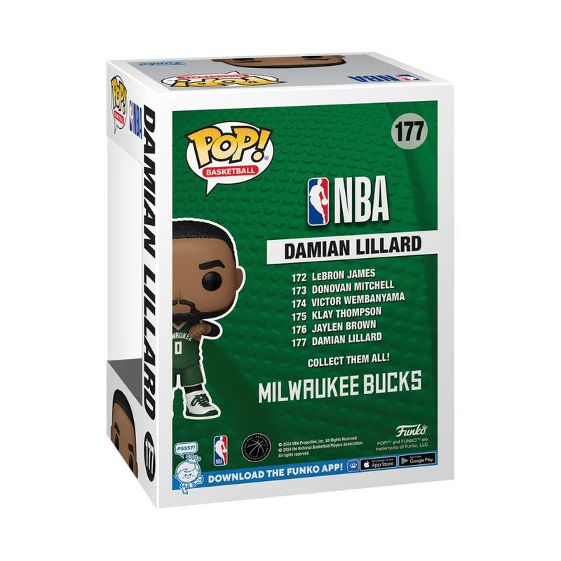 Pop Vinyl NBA Damian Lillard (Green Uni) #177