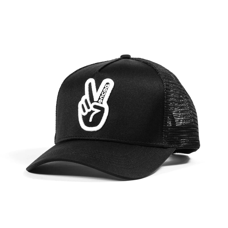 Deuce Trucker hat - Black/White