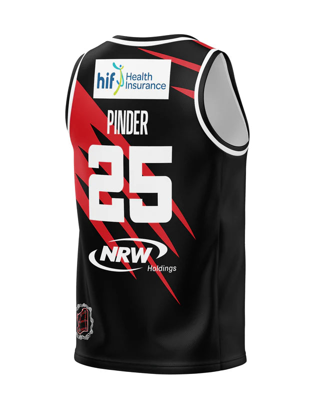 Champion NBL 24/25 Perth Wildcats Heritage Round Jersey - Keanu Pinder