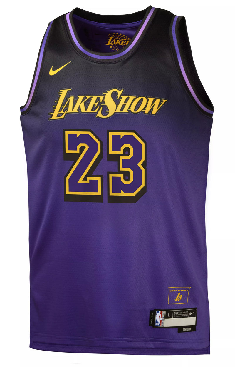 Youth LeBron James City Edition Swingman Jersey (Los Angeles Lakers)