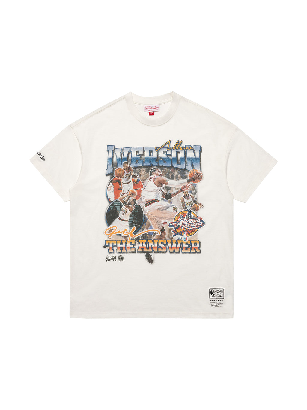 M&N Allen Iverson AS2K Bootleg Tee (Vintage White)