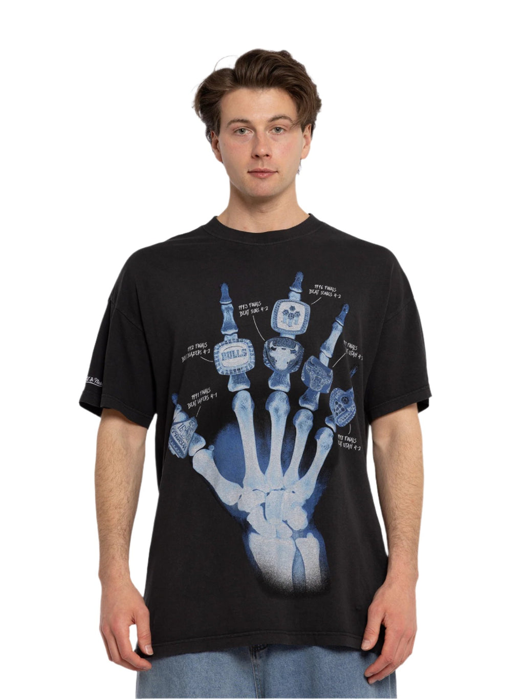 M&N X-Ray Tee - Chicago Bulls (Faded black)