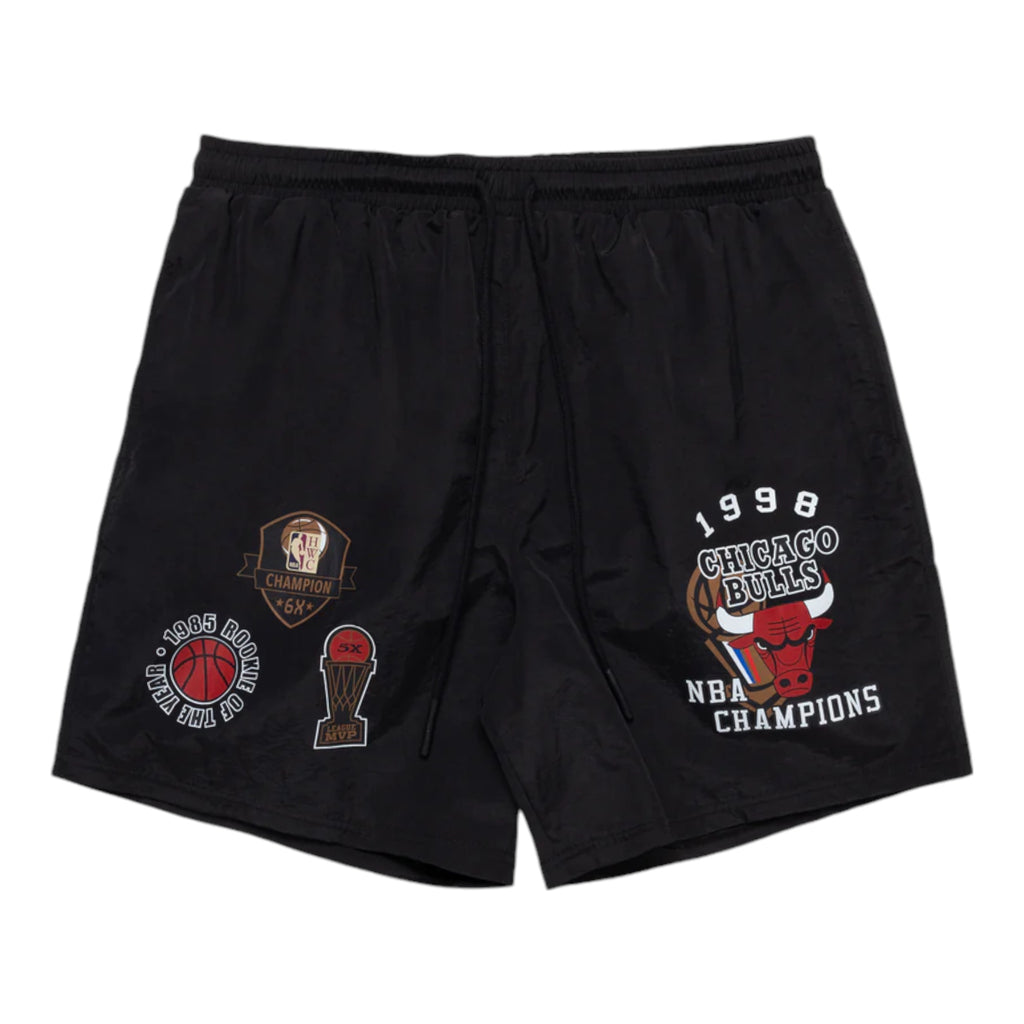 M&N Champs Nylon Shorts - Chicago Bulls