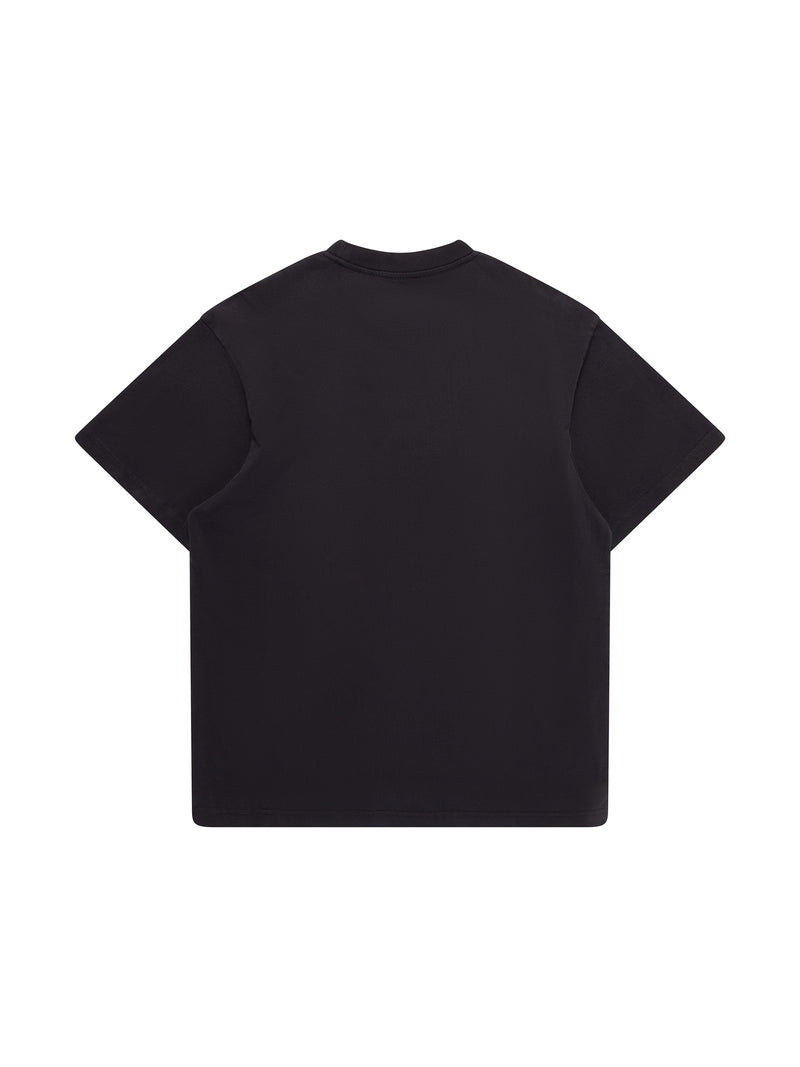 M&N Bevel Burst Tee - Chicago Bulls (Overdyed Black)