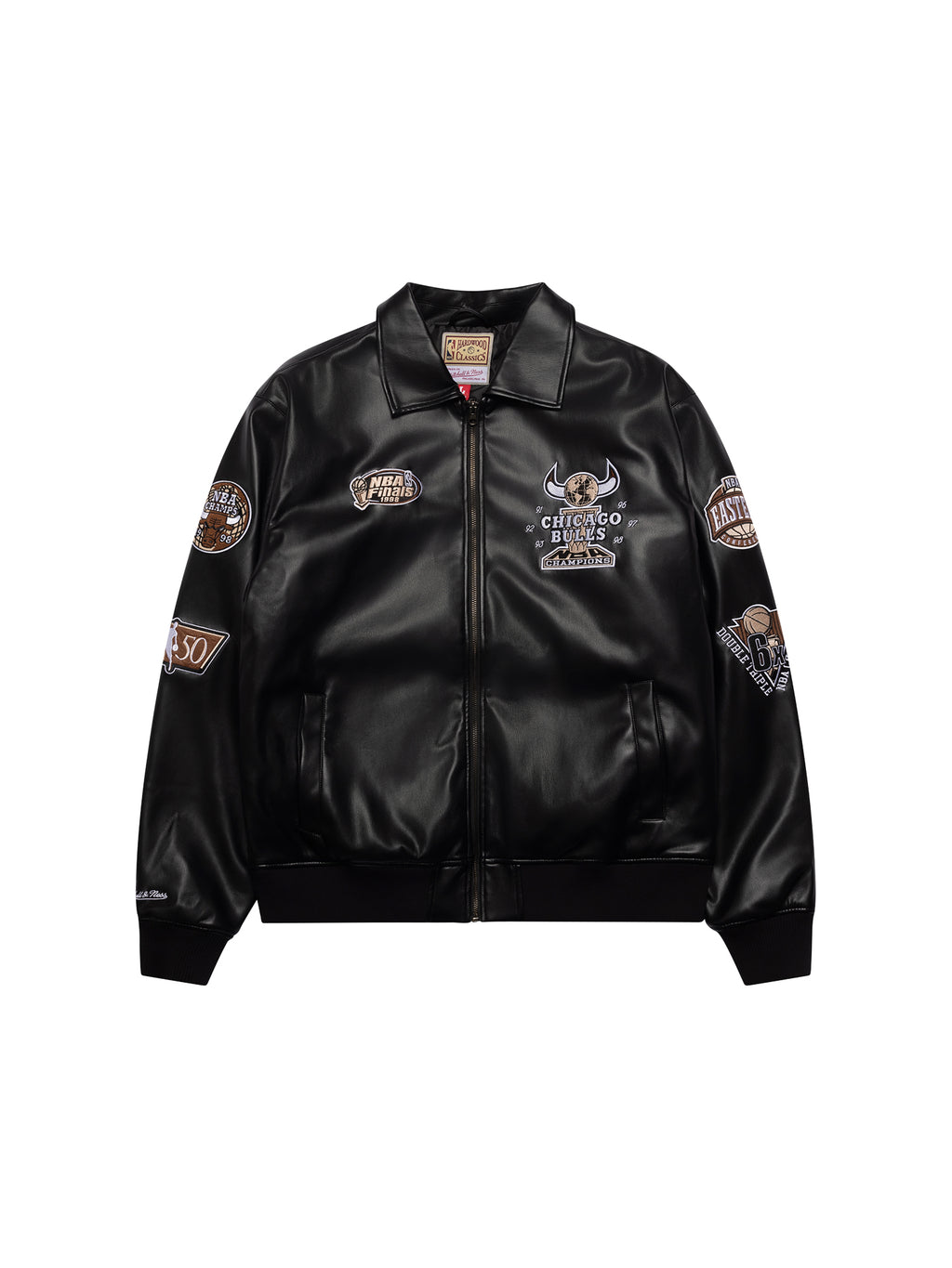 M&N Chicago Bulls Patina 6 Time Jacket