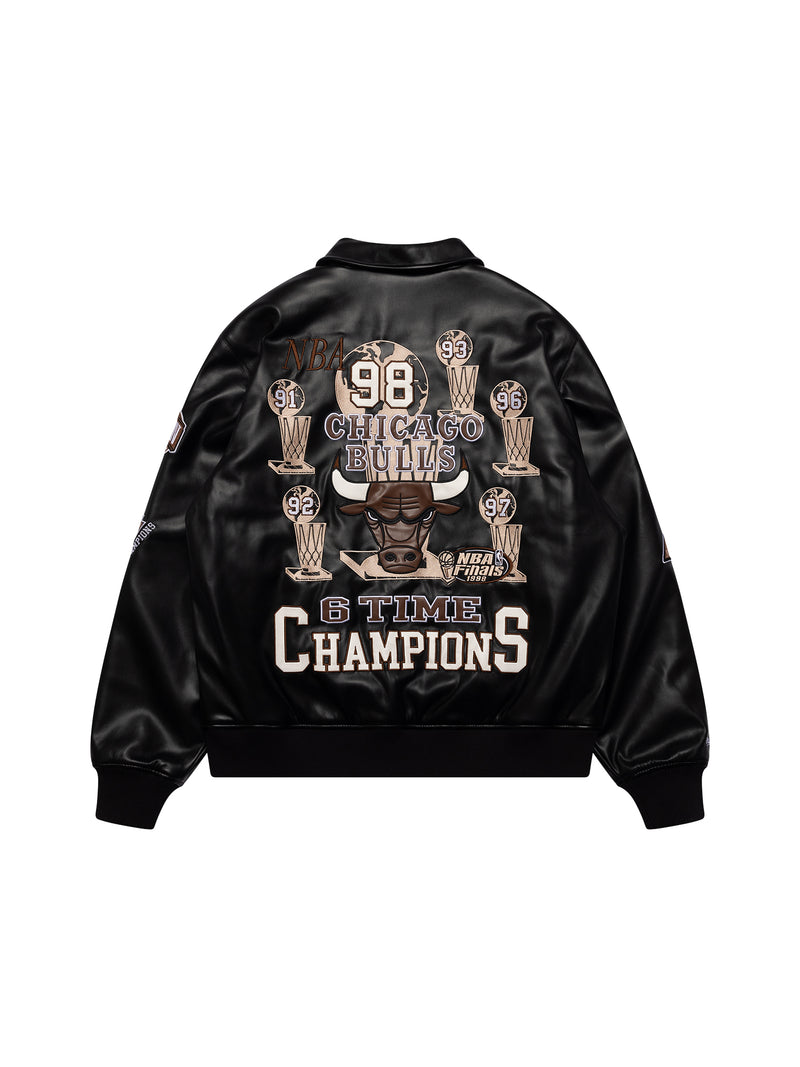 M&N Chicago Bulls Patina 6 Time Jacket