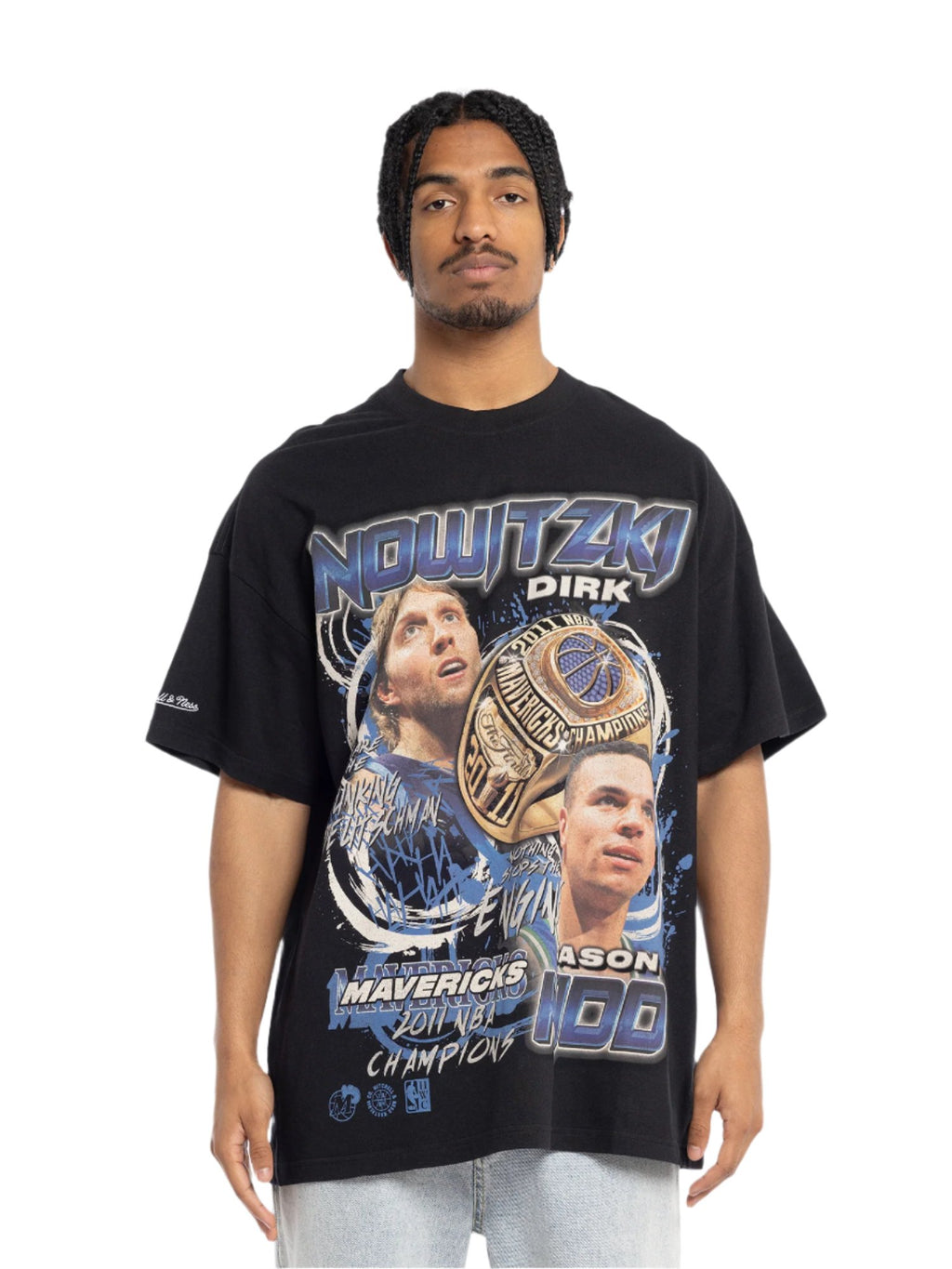 M&N 2011 NBA Champions Dallas Mavericks Tee (Faded Black)