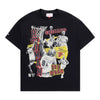 M&N Abstract Player Tee - Dennis Rodman (Faded Black)