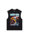 M&N Vice Dennis Rodman Muscle Tee - Chicago Bulls (Faded Black)