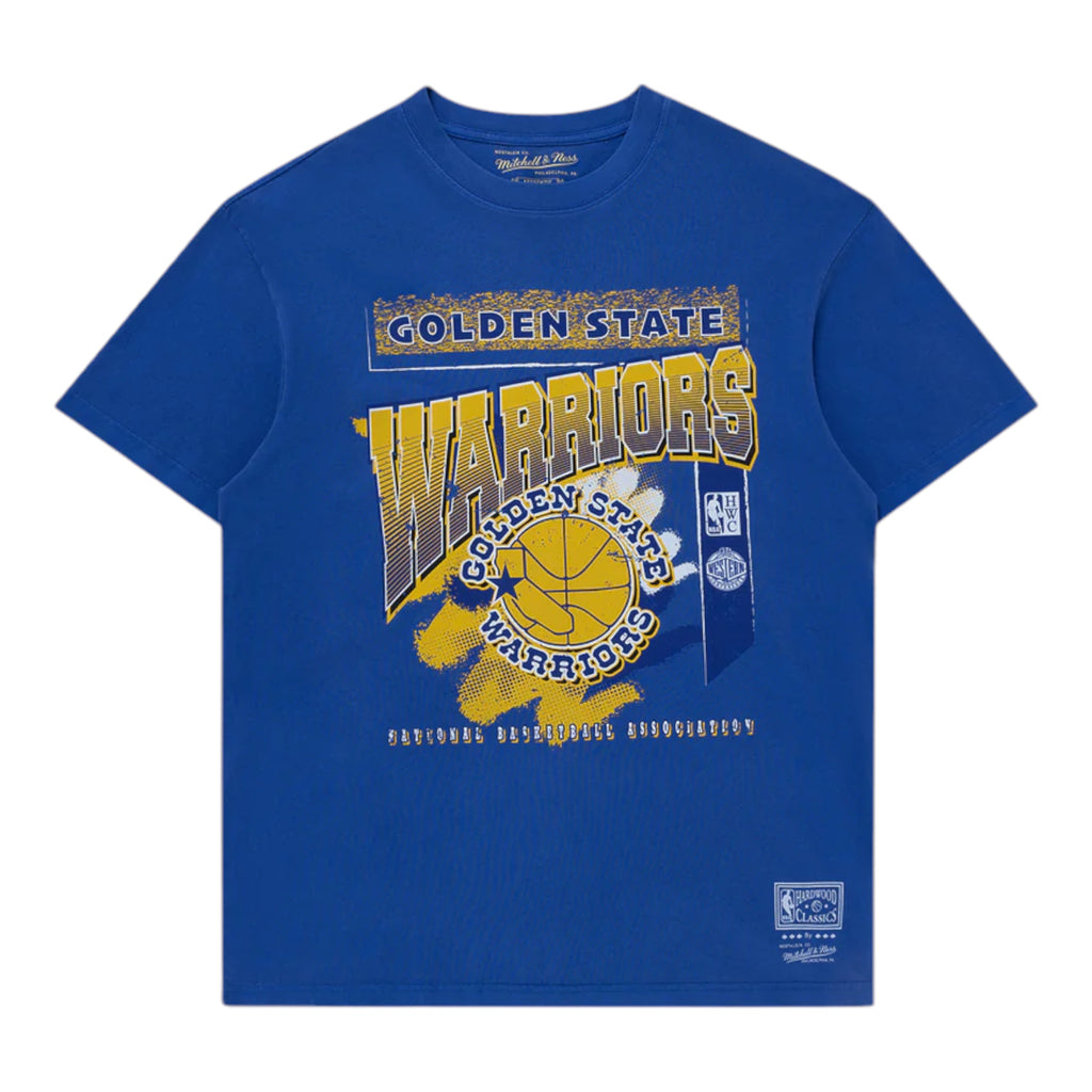 M&N Brush Off Tee 2.0 Golden State Warriors (Blue)