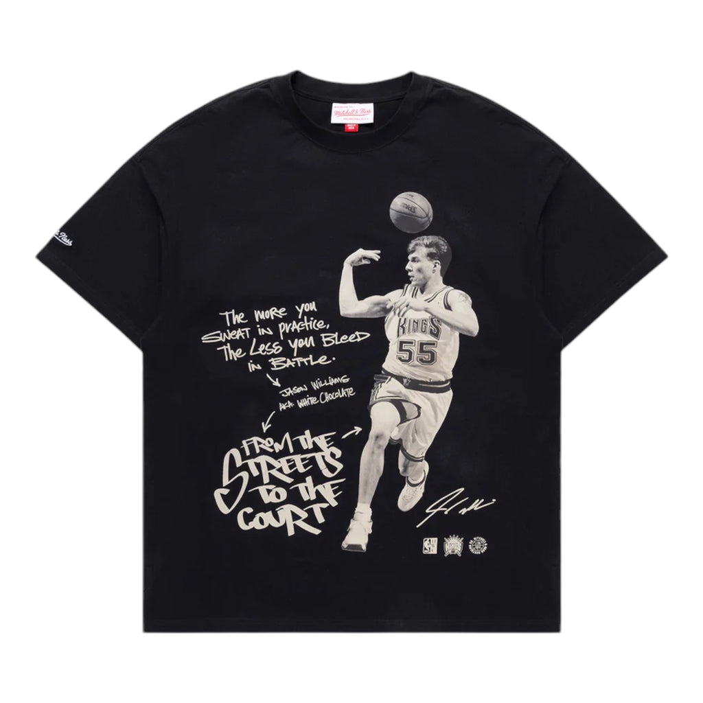 M&N Jason Williams "From the Streets" Tee (Faded Black)