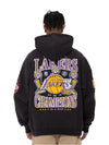 M&N Pinnacle Hoodie - Los Angeles Lakers (Faded Black)